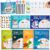 Magic Grooved Writing Practice, Tiny Thinkers Reusable Indented Handwriting Practice for Kids 3-5, Your Little Explorer Motor Magic Happy Writer System Children Set Age 6-8 for Preschool Kindergarten