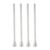 MAGICLULU Reusable Cocktail Straws and Stirrer Set Stainless Steel 4pcs Creative Metal Drinking Straws Washable Design for Drinks for Family Party and Trips