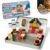 Maginoo 45PCS Mini Magnetic Blocks Travel Set – Christmas STEM Toddler Toys in Iron Box, Educational Building Cubes for Kids Ages 3–8, for Boys & Girls