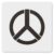 MAGJUCHE Peace Stencil Sten cil 6 Inches, Reusable Peace Sign Stencil for Painting DIY Crafts Decor