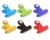 Magnetic Binder Clips, 30x30mm, Colorful Metal Paper Clips