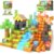 Magnetic Blocks-Build Mine Magnet World Dinosaur Panda Toys for Kids Age 3+