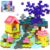 Magnetic Blocks Building Cubes, Magnetic Tiles Kids Montessori Sensory Toys & Games for 3 4 5 6 7 8 9 10 11 12 13 Year Old Boys Girls, Kids Toddler Halloween Decorations Party Favors Birthday Gifts