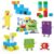 Magnetic Blocks World Number Building Cubes for Toddlers Age 3+ Boys Girls