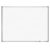 Magnetic Board, Whiteboard Wall, Aluminium Frame Marker Board, Vitrified Magnetic Board for School, Labor or Personal Use, Smooth and Glossy Surface · m-office (120 x 90 cm)