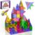 Magnetic Building Tiles Kids Toys, 100 PCS Travel Magnetic Tiles, STEM Educational Building Set Construction Toys for Kids Ages 3+, Portable Building Toys for Toddlers, Boys & Girls Birthday Gift