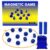 Magnetic Chess Game, 20 Large Magnetic Stones with Adjustable String & Storage Bag, Strategy Board Game for Family Game Night, Travel, Camping, Indoor & Outdoor Play for 2-4 Players