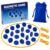 Magnetic Chess Game with 24 Full-Size Stones, Magnet Game with 3 String & Portable Storage Bag, Strategy Board Game for Family Game Night, Indoor Outdoor Use for Kids Adults