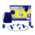 Magnetic Chess Game with Stones, 24 Piece Magnet Game with String for Kids & Adults, Puzzle Strategy Board Games for Family Night, Travel, Party & Camping﻿