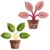 Magnetic Chip Clips Tree Leaf Shaped Bag Clips for Snack Bags, Food Storage Sealing Clip for Fridge Decor, Metal Plates, Kitchen Whiteboard, Office（2Pcs）