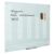 Magnetic Dry Erase Board – Frameless Glass White Board 48 x 36 Inches, Wall Mounted for Office, Home & School