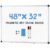 Magnetic Dry Erase Board Kit, Aluminum Frame Whiteboard with Accessories