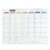 Magnetic Dry Erase Calendar for Refrigerator – Large Monthly Fridge Planner with Stain Resistant PET for surface – Whiteboard Schedule Organizer for Kitchen 43x33cm