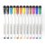 Magnetic Dry Erase Whiteboard Markers, 1mm Fine Tip, 12 Pack Full Color Set