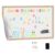 Magnetic Dry Erase Whiteboard Paper 36 x 24 Inch, Self Adhesive White Board Sticker for Wall, Peel and Stick Wallpaper With 50 Magnetic Letters