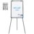 Magnetic Easel Whiteboard 40″ x 28″, Adjustable Tripod Stand