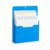 Magnetic File Holder for Refrigerator – Open Front Wall Organizer with Thumb Cutout, Holds 200 Sheets A4/Letter, Locker & Cabinet Pocket, Free Up Desk Space, Home Office Classroom Storage (4 Colors)