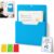 Magnetic Folders for Fridge, Whiteboard Wall Paper File Holder Organizer