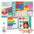 Magnetic Fraction Educational Puzzle for Kids – Fraction Manipulatives with Tiles & Circles, Montessori Magnetic Fraction Book for Elementary School, Visual Learning for Fractions Games
