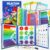 Magnetic Fraction Educational Puzzle, Magnetic Fraction Demonstration Book with Fraction Tiles and Circles, Montessori Fraction Manipulatives for Elementary School, Maths Learning Toys for Kids