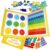 Magnetic Fraction Educational Puzzle Tiles and Circles