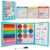 Magnetic Fraction Educational Set, 164Pcs Montessori Math Manipulatives, Fraction Tiles & Circles Set with Dry-Erase Board, Teaching Aid for Middle School & Adult Learners