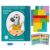 Magnetic Fraction Playbook, Magnetic Fraction Tiles & Circles Set, Fractions Educational Puzzle for Elementary Students Score Disk Demonstrator Fun for Home School Classroom Math Operation Workbook