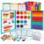 Magnetic Fraction Playbook, Montessori Fraction Puzzle with Flash Cards