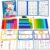 Magnetic Fraction Tiles & Circles Math Manipulatives for Kids, 96Pcs Visual Fraction Book Learning Games, Hands-On Montessori Math Toys for 3rd 4th 5th Grade, Homeschool Classroom Teaching Supplies