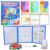 Magnetic Fraction Tiles & Circles Set, Magnetic Fraction Playbook for Kids Math Learning, Hands-On Math Manipulatives for Classroom & Homeschool, Visual Fraction Teaching Tool for Elementary Students