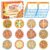 Magnetic Fraction Tiles,Hands-on Fraction Manipulatives for 3rd-6th Grade
