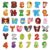 Magnetic Letters ABC Magnets for Toddlers 1-3 Cute Animal Fridge Magnets 26 Uppercase Letters 0-9 Numbers Preschool Learning Educational Spelling Toy for Kids