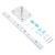 Magnetic Lever Ruler Base Kit for Physics Learning Aluminum Metal