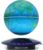 Magnetic Levitating Globe, 6 Inch LED Levitation Floating World Map Globe, Auto Rotation Suspended in Mid-air with Touch Control for Home Office Desk Decoration