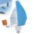 Magnetic Levitation Wind Turbine Generator Kit 18000W Vertical Coreless Permanent Magnet 3 Phase 12V/24V/48V Blue