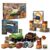 Magnetic Monster Truck Blocks Set: 6 Stunt Scenes,Role‑Play Game