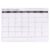 Magnetic Monthly Calendar Board for Refrigerator with Note Space