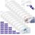 Magnetic Name Tags (1.2″ X 0.4″) 20-Pack Sublimation Name Tags Engravable Name Badge with Magnetic Backing Name Tags for Nurse Personalized Jacket Shirts Office School Stores Teams(White)
