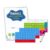 Magnetic Phonics Cards Kit with 142 Magnets and Pen, Reusable Dry-Erase Practice Board & Storage Bag, for Home Practice ，1set