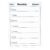 Magnetics Weekly Planner for Fridge, Magnetics Calendar