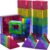 Magnetic Tiles Building Blocks – 113pcs Advanced Set – STEM Toys for 3+ Year Old Boys and Girls -Strongest Magnets – Includes 13 Piece Insert Alphabet Cards – Learning by Playing