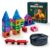 Magnetic Tiles for Kids, 138 PCS STEM Building Blocks with Play Mat