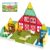 Magnetic Tiles for Kids, 50Pcs Farm Building Set, Gift for Boys & Girl