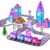 Magnetic Tiles for Kids Ages 4-8, Unicorn Toy for Girl with Magnet Trains