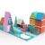 Magnetic Tiles Toy Set for Kids with 6 Large Square , Magnetic Blcok Fairytale Town Set, Magnetic Building Blocks with Road, Large Expansion STEM Building Magnet Toys for Ages 3-5 4-8 5-7 Boys Girls