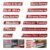 Magnetic Toolbox Labels 12-Pack – 3D Reusable for Steel Toolboxes (Red)