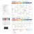 Magnetic Whiteboard for Fridge Simple Whiteboard Calendar Weekly Monthly & Daily Planner Dry Erase Fridge Calendar Board Kit Monday to Sunday with 6 Markers