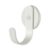 Magnetic Wreath Hange, Versatile Wreath Holder for Metal Front Door，White：1Pcs