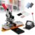 Magnet Making Kit with Press, Cutter & Accessory Supplies (Red 3.5×2.5inch(90x65mm))