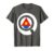 Magnifying Glass Hidden Watercolor World Art T-Shirt, Men, Asphalt Grey, Medium